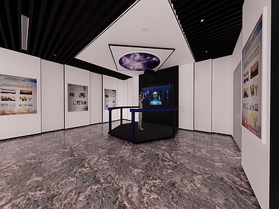 现代vr展厅 体验区