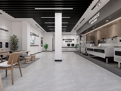 现代企业展厅 厨具展厅