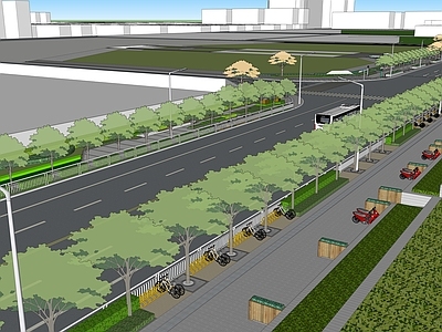 现代城市道路