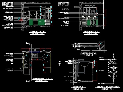 橱柜立面CAD