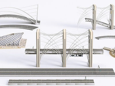 现代桥梁建筑 大桥 公路