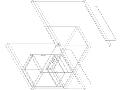 现代简约桌椅