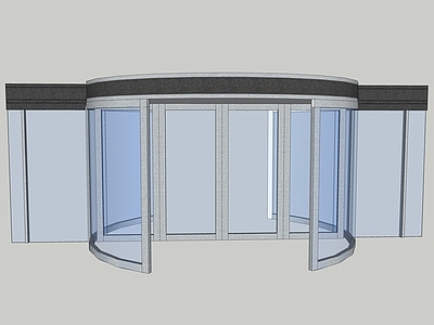 现代旋转门  酒店大门