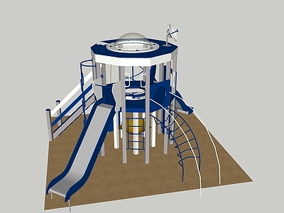 现代儿童滑梯