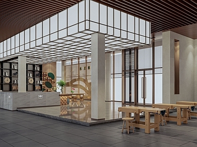 新中式木工坊展厅