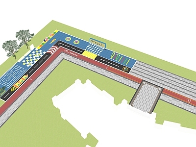 现代居住区景观 消防登高面