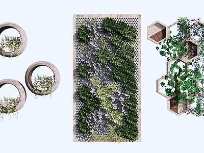 北欧绿植墙