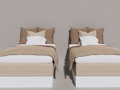 现代单人床