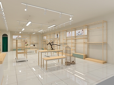 现代展示架 服装柜 展具