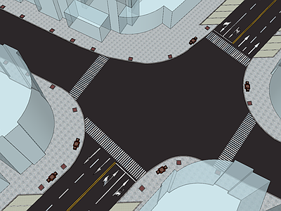 现代道路 城市道路