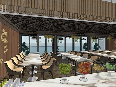 现代中餐厅 餐厅 咖啡厅