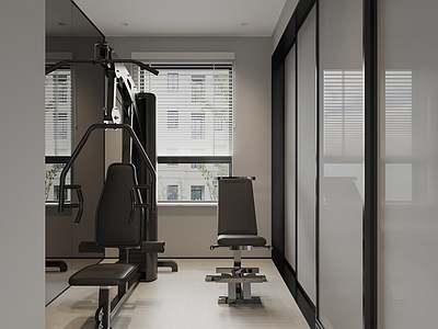 现代家居健身房
