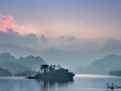 山水外景贴图
