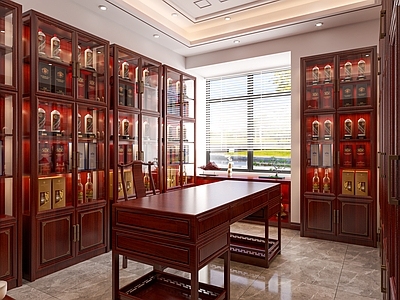 中式储酒室 酒窖