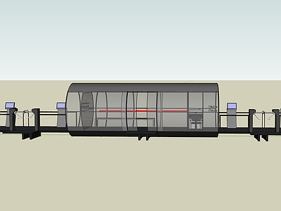 现代公交站台