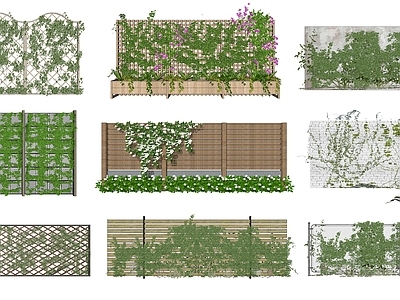 现代绿植墙 墙