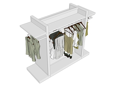 现代服装展架