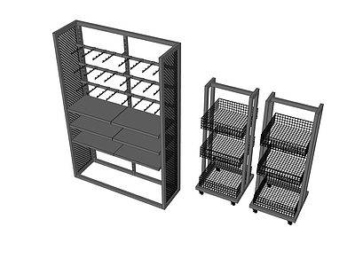 现代货架 展示架