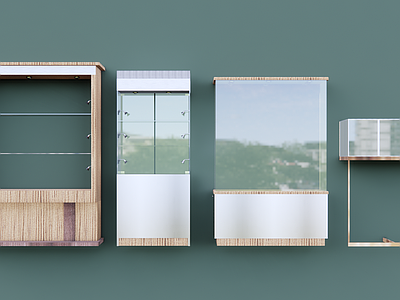 现代展架 展示架 展示柜
