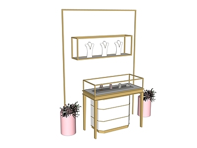 现代珠宝展架 饰品展示柜 精品货架