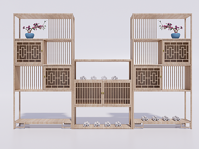 中式展示架