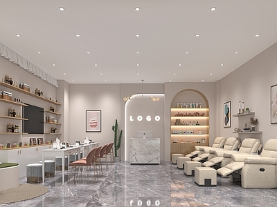 现代美容美甲店