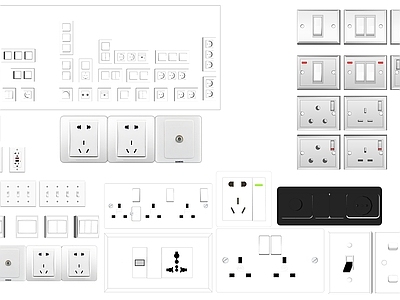 现代开关 插座