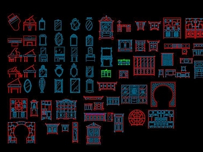 家具CAD图库