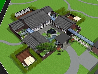 中式四合院