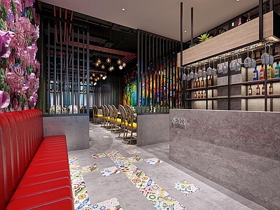 工业风自助餐厅