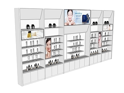 现代化妆品展架 彩妆柜 货架