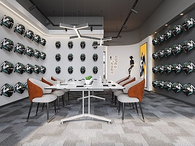 现代头盔店面 接待