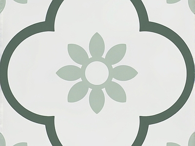 拼花瓷砖 桔梗花砖 石材拼花