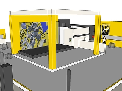 现代商业展厅 漫展