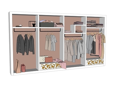 现代服装展架 货架 精品展示柜