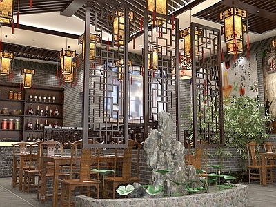 新中式火锅店