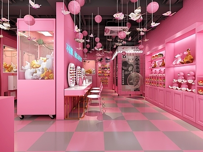 现代玩具礼品店 娃娃 大头贴