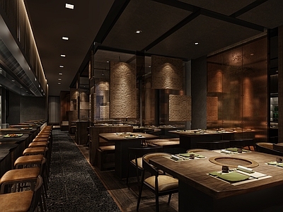 现代火锅店
