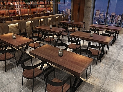 工业风火锅店
