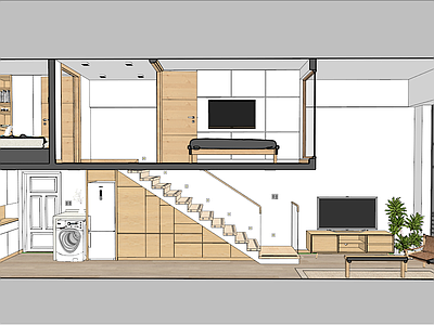 北欧loft公寓 复式公寓 单身公寓