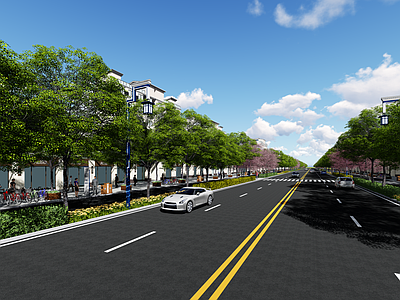 现代城市道路