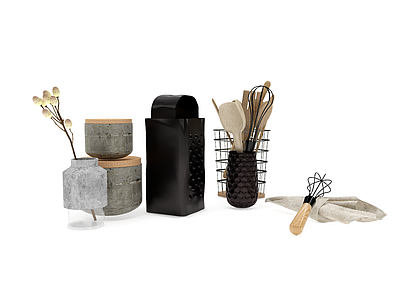 侘寂厨房用品组合
