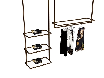 现代服装展示架 展架 货架