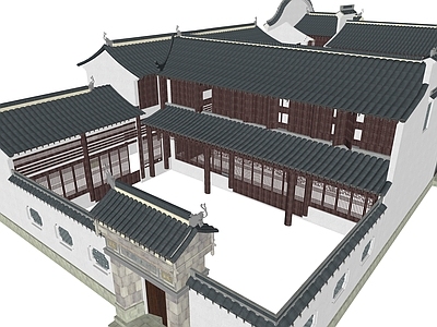中式四合院