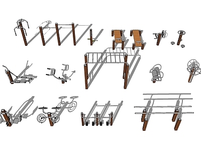 现代运动器材组合
