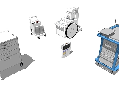现代医疗器材 医疗车 移动柜