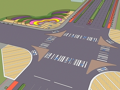现代城镇道路