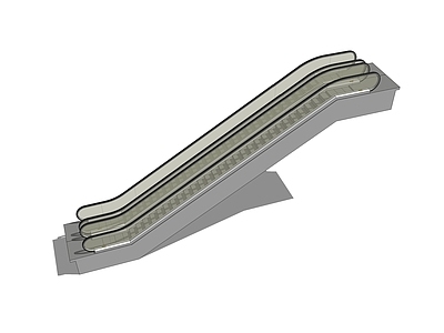 现代风格商场扶梯