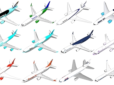 现代航空 民用客机 运客飞机
