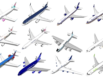 现代航空 民用客机 运客飞机